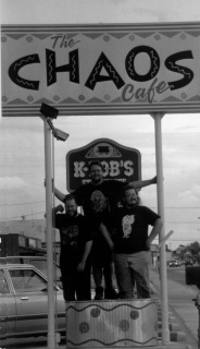 Eat here. Get gas. This is a cafe in Pecos.